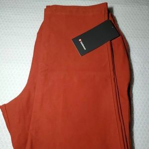 NWT Lululemon Bowline Pant Size XL Aztec Brick AZBR Slim Tapered